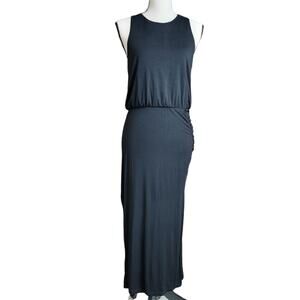 Maeve sleeveless black tank maxi dress M